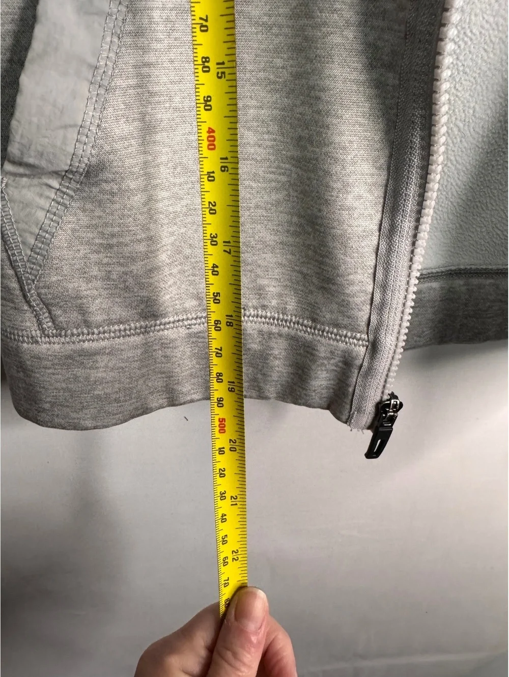Athletic Works Gray Hooded Full-Zip Sweatshirt Jacket Size Large (10-12)